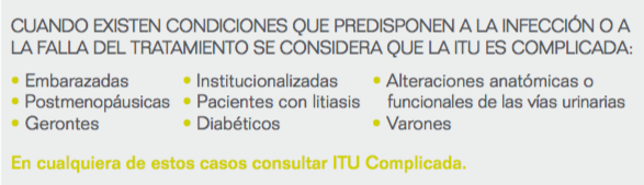 Infección no complicada del tracto urinario